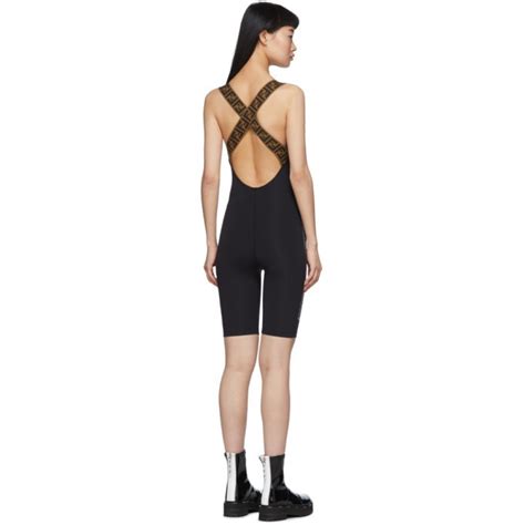 fendi black forever jumpsuit|fendi jumpsuit saks.